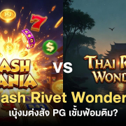 สล็อต PG Cash Mania vs Thai River Wonders เปรียบเทียบเกมทำกำไร 2026