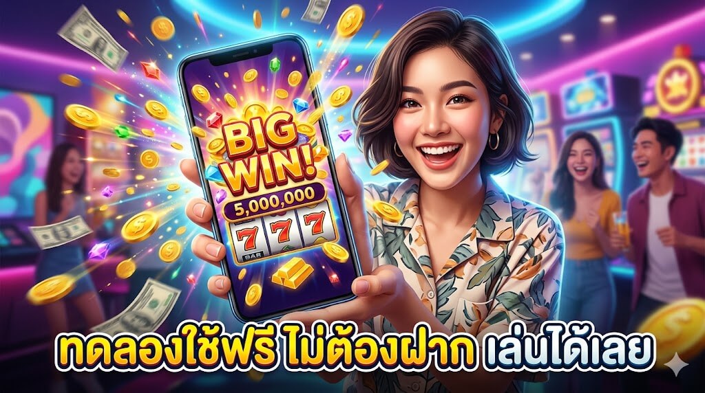 เล่นสล็อตฟรีได้เงินจริง ไม่ต้องฝาก ถอนได้ทันที