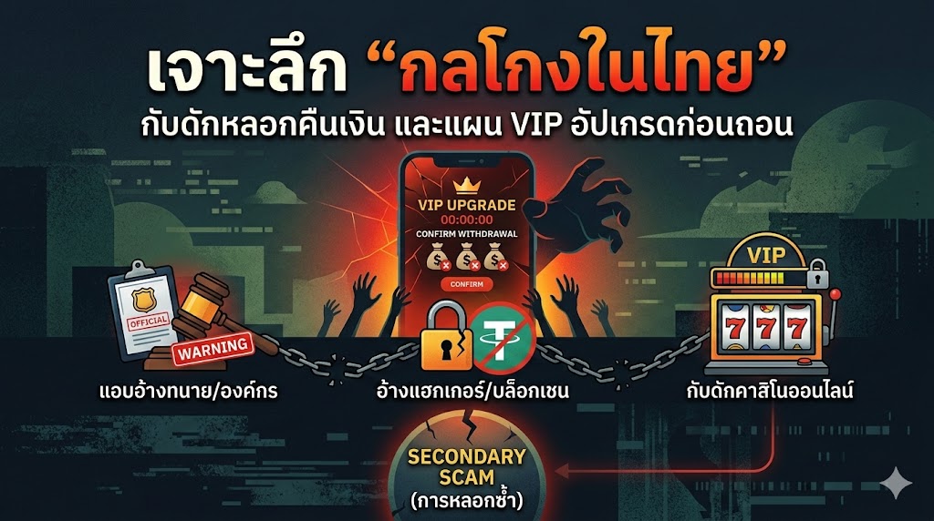 วิธีป้องกันมิจฉาชีพหลอกซ้ำและการตกเป็นเหยื่อกลโกงออนไลน์
