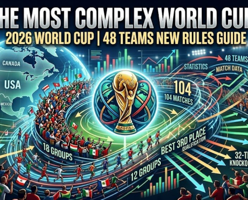 ข้อมูลสรุป ฟุตบอลโลก 2026 การเพิ่มทีมเป็น 48 ทีม และจำนวนนัดการแข่งขันทั้งหมด